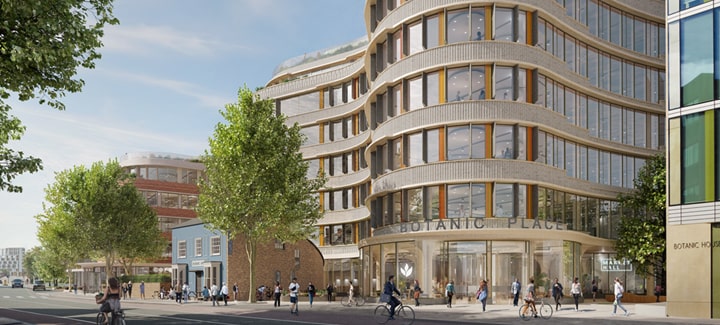 Image shows Botanic Place, Cambridge.
