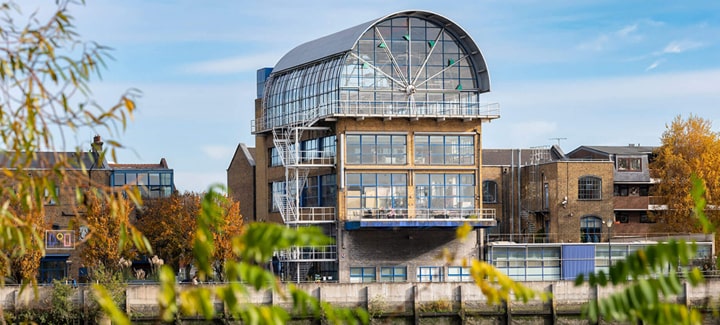 Images shows Thames Wharf Studios.